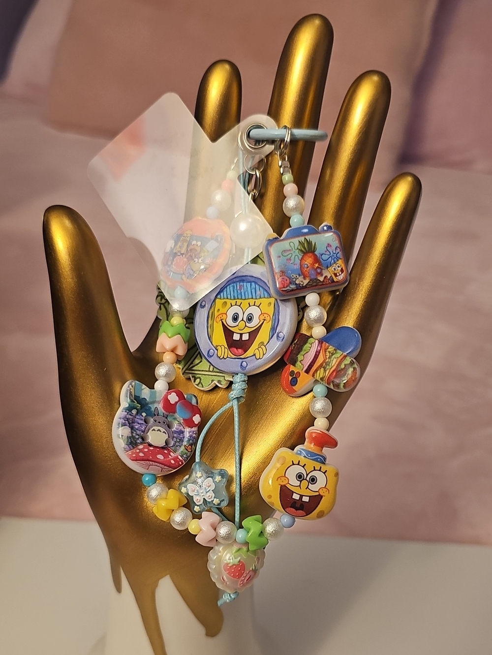 Kids Beaded Phone Charm